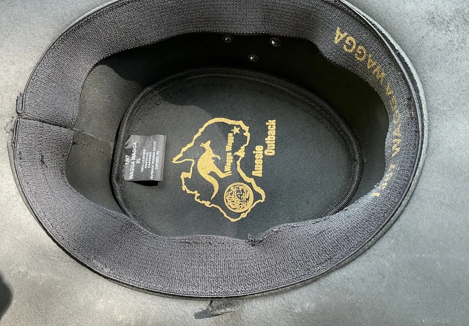 Sombrero Western Outback Trading Company® Wagga Wagga negro para hombre 1367-negro Foto 4 de 4