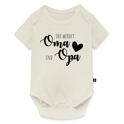 Ihr werdet Oma und Opa Spruch Großeltern Baby Premium Kurzarmbody