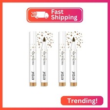 KYDA 2 Pcs Freckle Makeup Pen, Natural Lifelike Freckle Makeup Pen Magic Color,