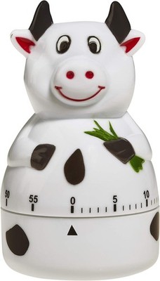 TFA Dostmann Analoger Küchen Timer Kuh Metall Aufzug Alarm