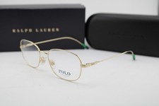 NEW POLO RALPH LAUREN PH 1205 9116 GOLD GREEN BLUE AUTHENTIC EYEGLASSES 55-18