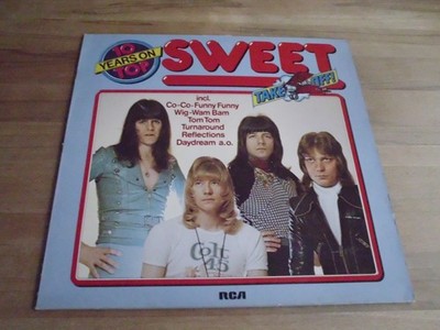 LP   THE SWEET  -  TAKE OFF - 10 YEARS ON TOP    COMPILATION     RCA  RECORDS
