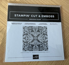 Stampin Up Parisian flourish 3D embossing folder - NEW