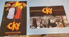 CKY 2002 2 sided I-D-R promotional poster Flawless New Old Stock Bam Margera