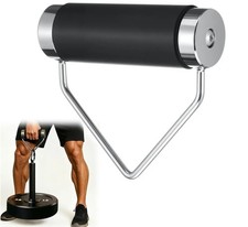 Rotating Deadlift Handle 2.5" Weightlifting Gripper Grip Strength Rolling Handle