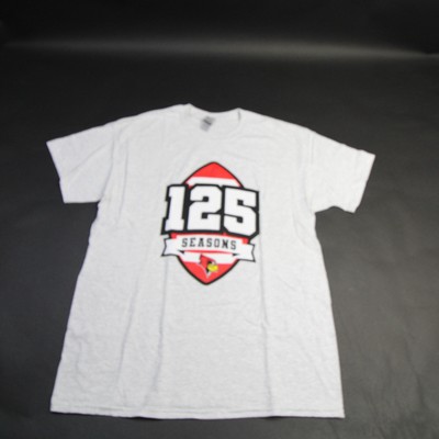Illinois State Redbirds Gildan Heavy Cotton Short Sleeve Shirt Men's Gray New