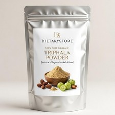 Organic Triphala Powder Trifala Body Detox Amla Haritaki Bibhitaki