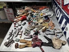 Vintage 1960s G.I. Joe Clothes & Accessories weapons shoes Johnny West HUGE LOT