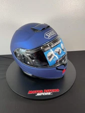 Shoei Neotec 3 Modular Helmet - Matte Blue Metallic - Size Medium - USED / OPEN