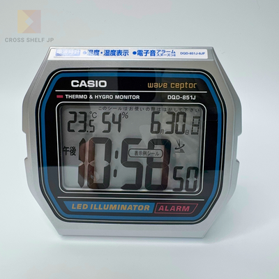 カシオ 目覚まし時計 電波時計 DQD-851J-8JF Casio Radio Controlled Alarm Clock DQD-851J-8JF Thermometer