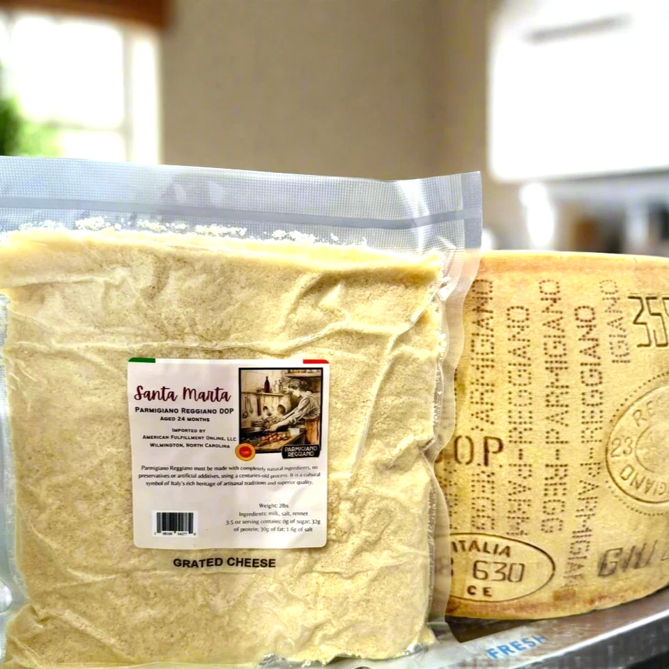 Bulk Grated Parmigiano Reggiano- 3 Pack of Two Pound Bags ($16.50/lb) - Image 2 of 4