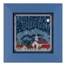 Mill Hill Buttons and Beads All Is Calm Winter Church Scene Cross Stitch Kit