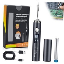 Soldering Iron Kit, Cordless Soldering Iron with Led Light 1400mAh