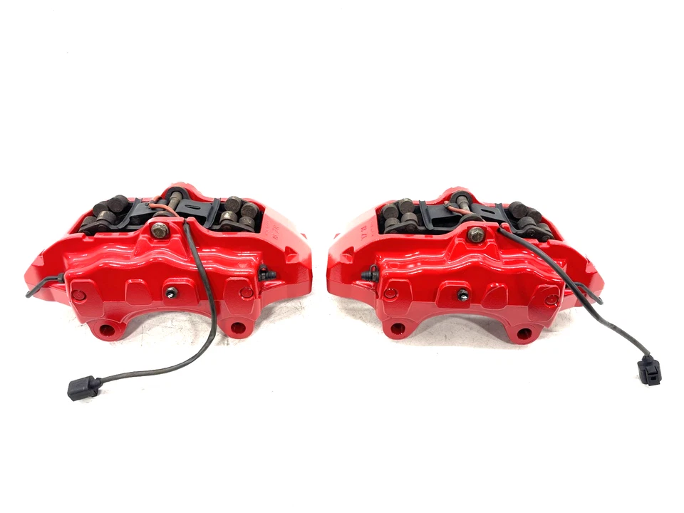 2004–2010 PORSCHE CAYENNE 18Z BREMBO 6 手枪前制动计算器红色 — 第 3/4 张图片