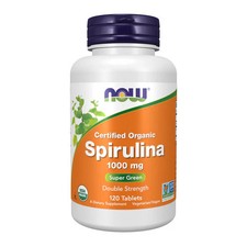 Spiruline Bio 1000 Mg 120 Comprimés Par Now Foods