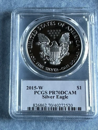 2015-W PF70 PCGS DCAM American silver eagle .