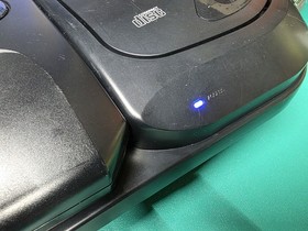 Sega CD Model 2 System Console Recapped Serviced Region Free BIOS Fram Blue LED