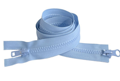 28 Inch YKK #5 VISLON 2-Way Medium Weight Molded Plastic Separating Made in USA