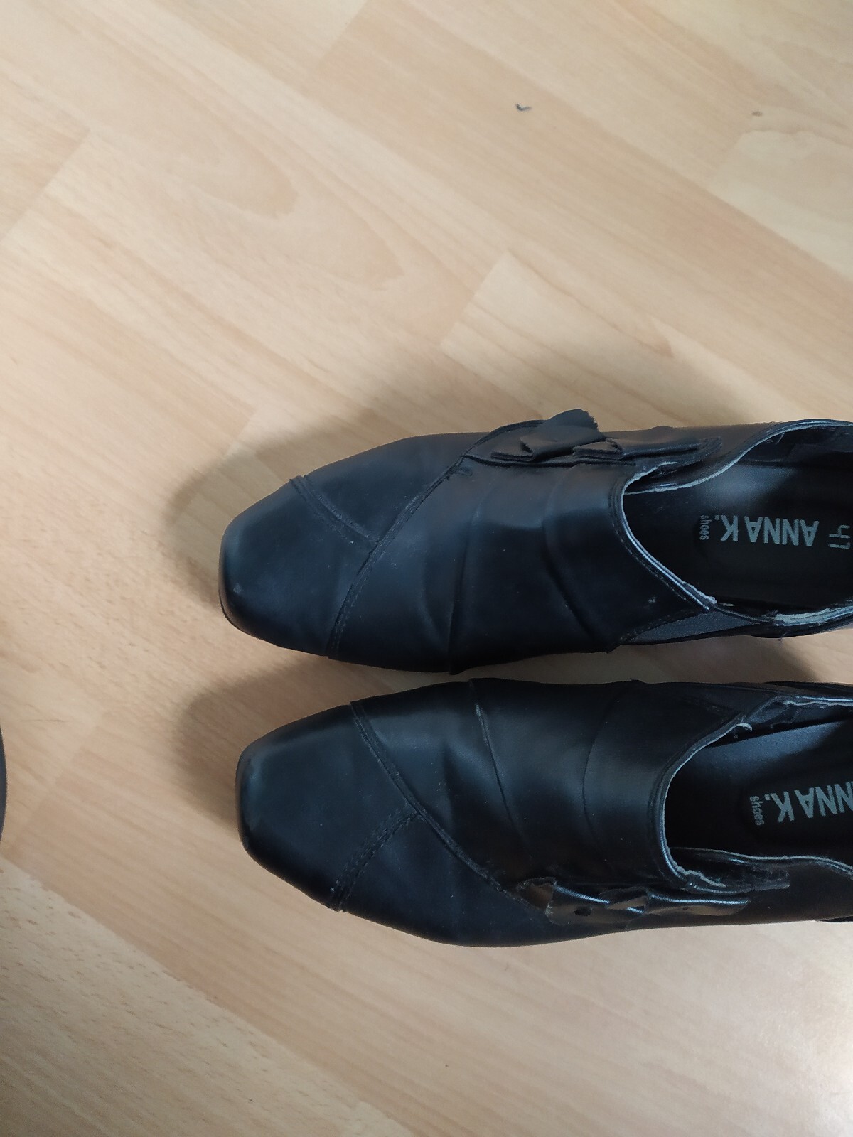 Damen Schuhe schwarz Kunstleder Gr. 41 Anna K. shoes eBay