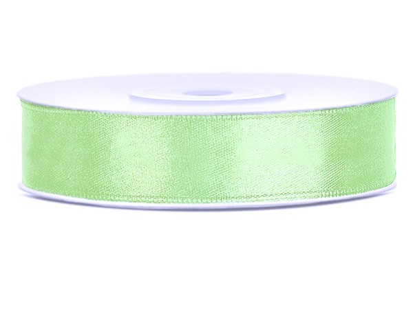 Satinband PastellgrüN 12 Mm 25 M - Schleifenband Geschenkband Dekoband-image