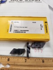 KENNAMETAL NG3125L Carbide Inserts 4109812 Grade KCU25 3pcs USA, .125 W, .0075"R