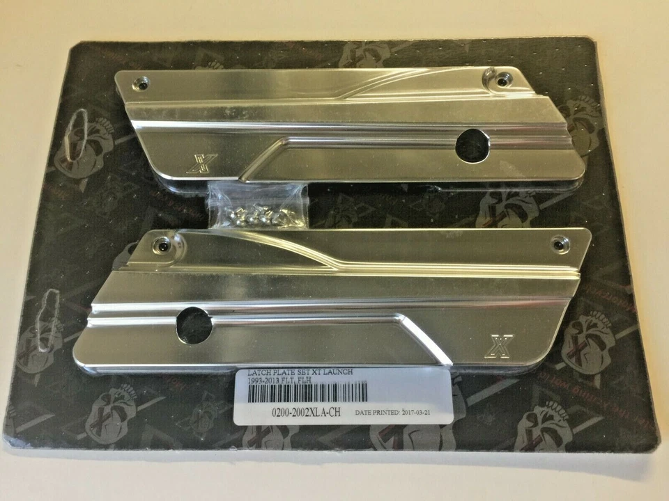 XTREME MACHINE "LANZAMIENTO" 93-13 ALFORJA TOURING PESTILLO PLACA CUBIERTAS HARLEY Foto 2 de 4