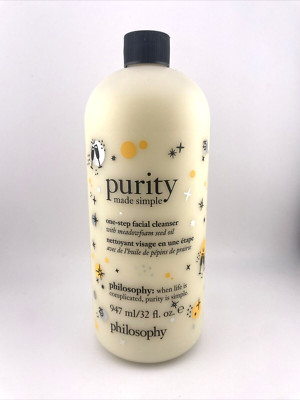 Philosophy Purity Made Simple One-Step Facial Cleanser - 32oz Sealed W/Pump 25th