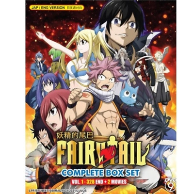 DVD Anime Fairy Tail Ultimate Collection 9 Season Complete box set + Movies+ Ova