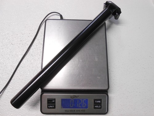 New KALLOY Bike Bicycle Alloy Seat Post 27.2mm Length 350mm No Logo Black Micro - Picture 8 of 8