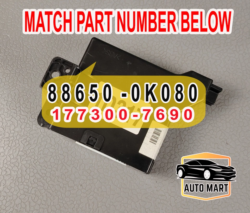 Toyota HILUX 4RUNNER RHD 2007-2011 módulo de control de climatización amplificador de CA 88650 0K080 Foto 2 de 4