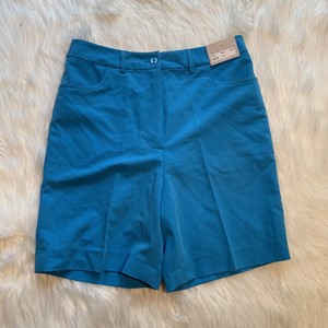 NWT $48 Monterey Club Womenâs Size 6 Golf Shorts Teal Blue Style 2834 Stretch | eBay
