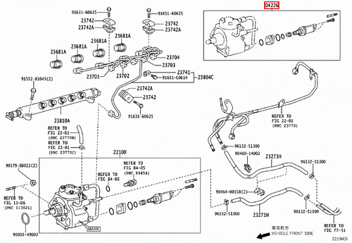 Genuine Hilux Surf KDN215 Prado KDJ121 KDJ120 1KD Suction Control Valve Kit - Picture 11 of 20