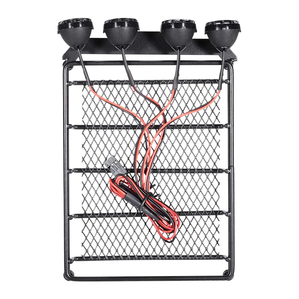 Portapacchi 1:10 Portapacchi e barra luminosa per RC HPI CC01 AXIAL SCX10 - Immagine 4 di 4