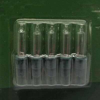 2,4 V 0,168 W Premier RL40 5er-Pack klare Ersatzglühbirnen grün Push i...