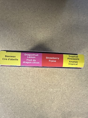 Burt’s Bees 4 Lip Balm Gift Set Beeswax Dragonfruit Lemon Strawberry Pineapple - 第 2/2 張圖片