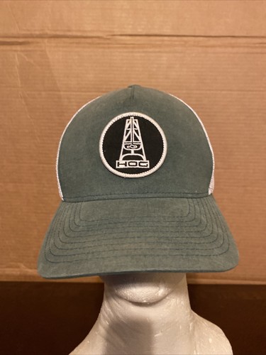 Hooey Oil Gear HOG Gray White Trucker 