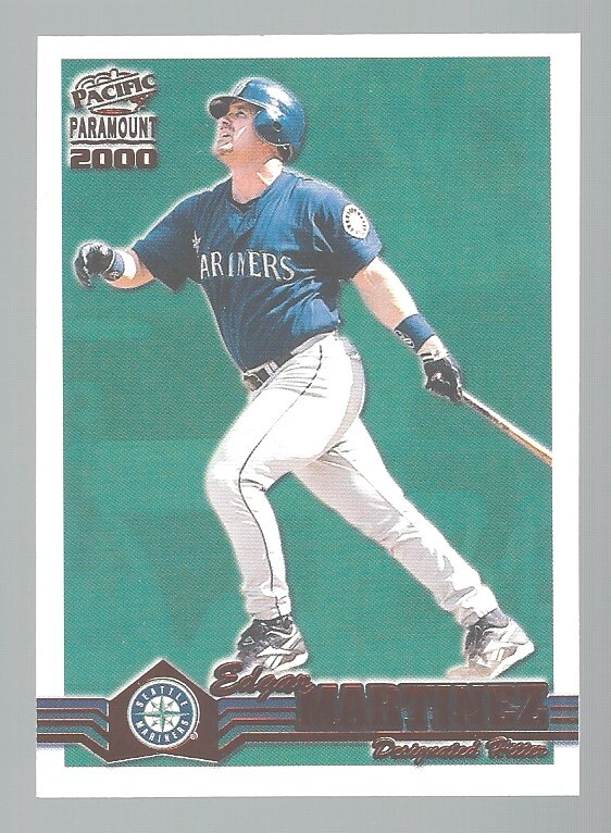 Edgar Martinez 2000 Paramount Ruby Card# 223