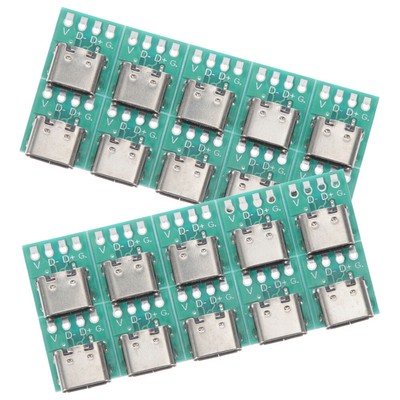  20 Pcs USB C-Typ Splitter Board PCB-Konverterplatine Für Datenleitung