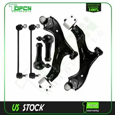 For 2002-2007 Saturn Vue Front Lower Control Arm Outer Tie Rod Sway Bar 6pcs Kit