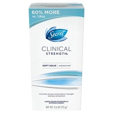 Secret Clinical Strength Antiperspirant Deodorant  Solid 2.4 OZ (Pack Of 2)