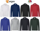 FRUIT OF THE LOOM Polo Premium Long Sleeve Long Sleeve 100% Cotton FR633100
