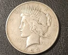 1923-D $1 Peace Dollar AU