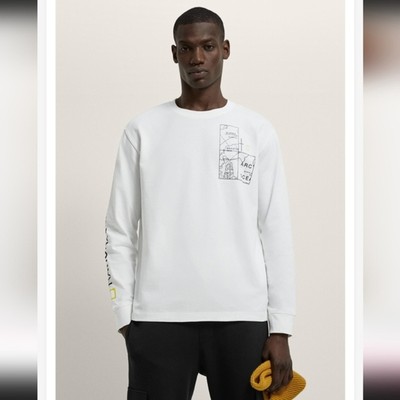 Chemise blanche manches longues homme National Geographic ZARA