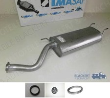 IMASAF Auspuff Mitteltopf + Anbauteile für Toyota Land Cruiser 100 (J10) 4.2 TD