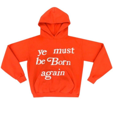 NWT 2020 Cactus Plant Flea Market Orange Sweatshirt Ye Must Be Born Again MEN sm