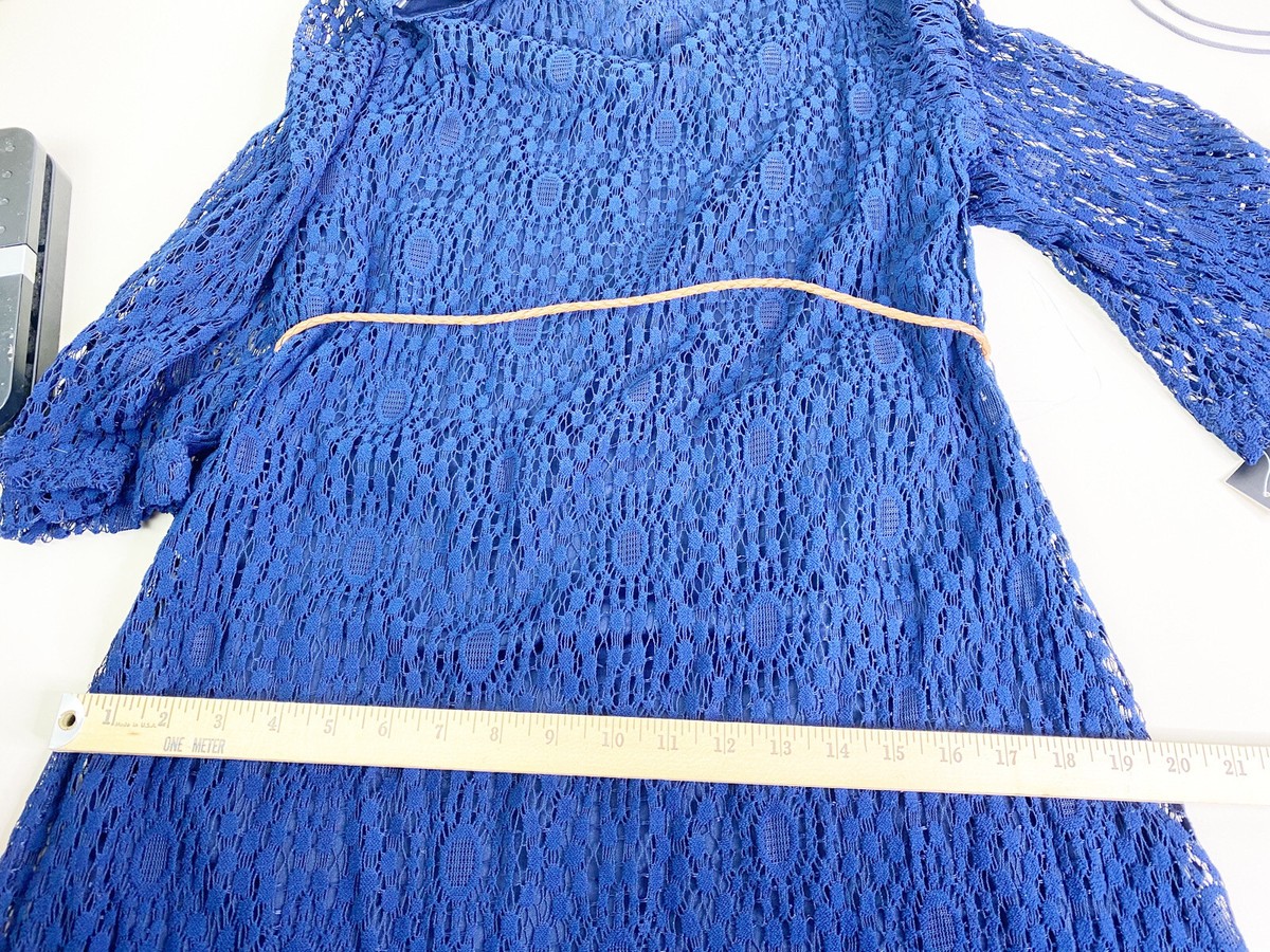 sharagano lace dress OZANA LACE DRESS WITH GROSGRAIN APPLIQUE IN SUGAR 0 / SUGAR