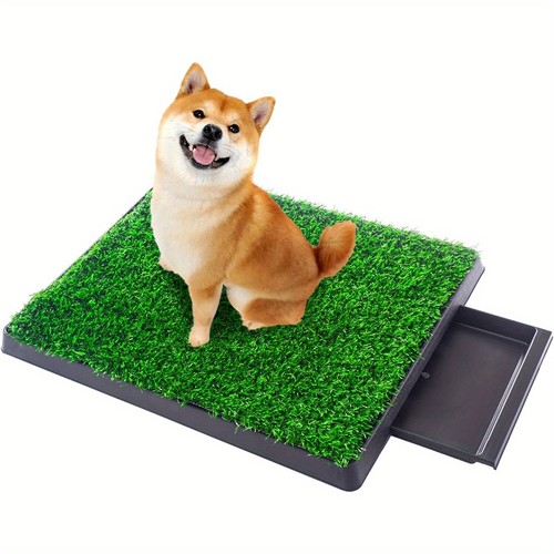 Pet Potty Indoor Dog Training Portable Toilet Large Loo Pad Tray 1-4 Grass Mat - Picture 8 of 18
