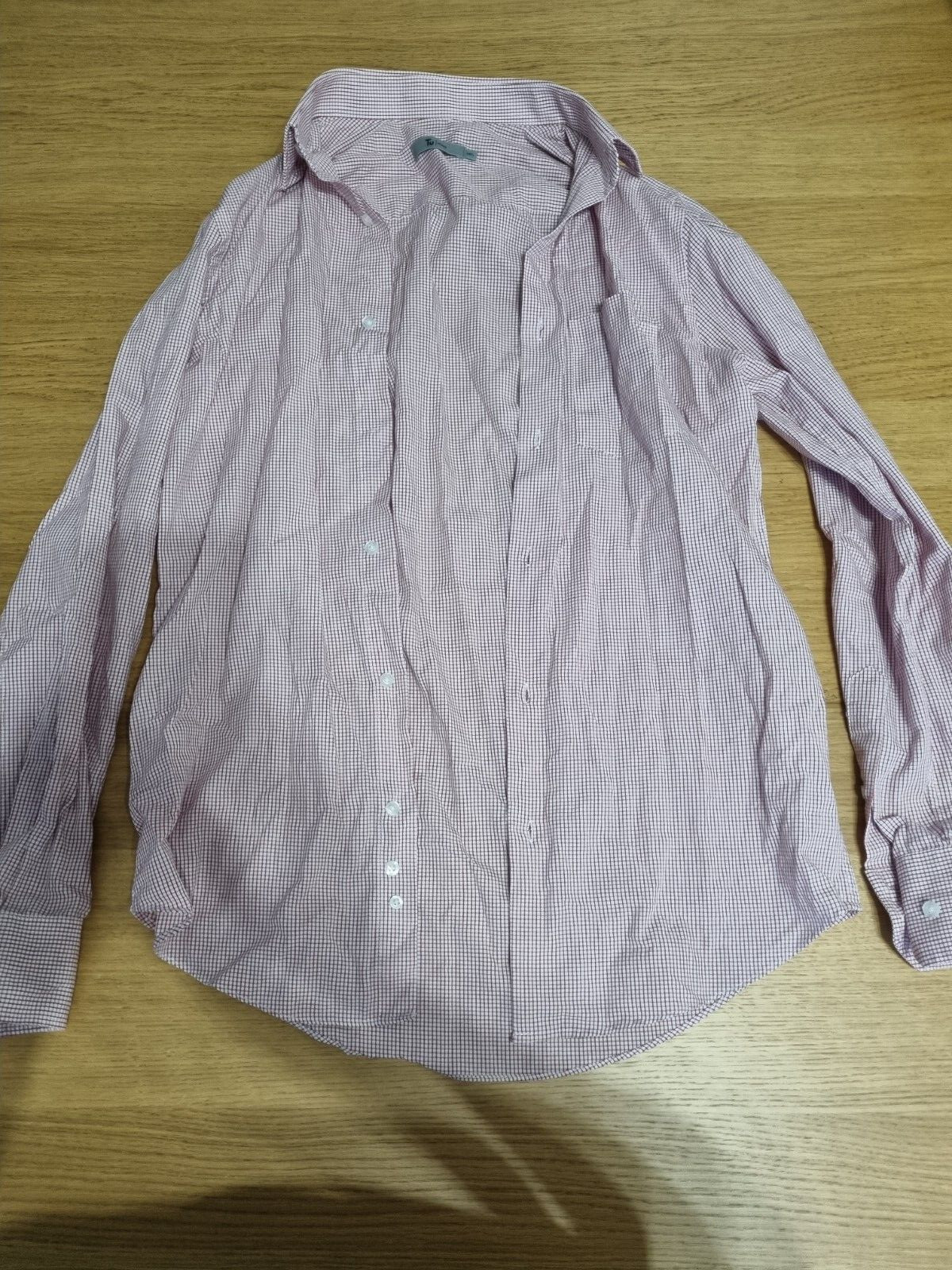 Sainsbury's TU Man 14.5 Red & White Checked Shirt for Men
