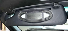 2003 PORSCHE BOXSTER OEM Driver Left Sun Visor Black Interior Mirror Illuminated