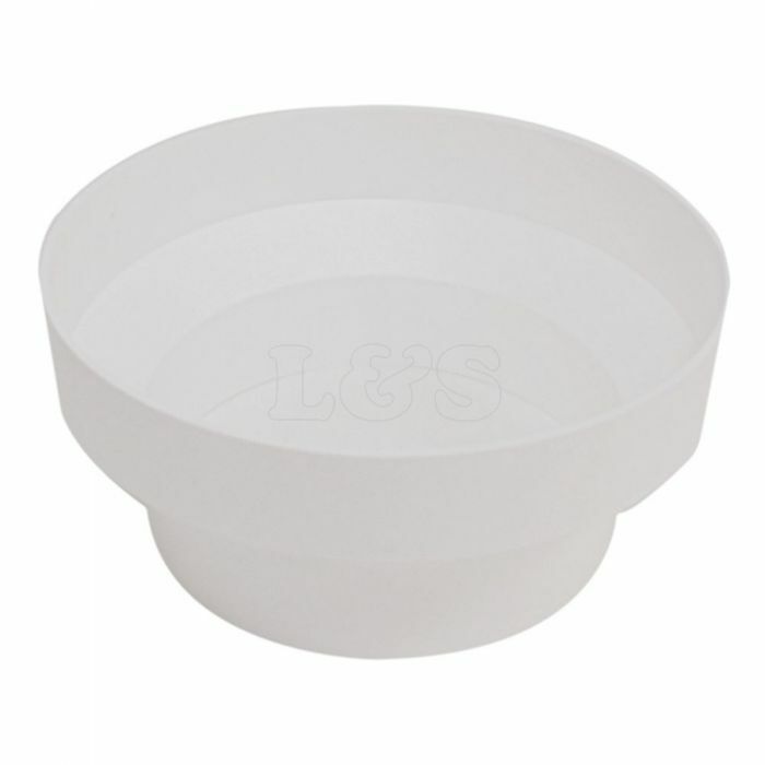 Ducting Vent Hose Reducer 125-100mm for Extractors & Tumble Dryer Appliances